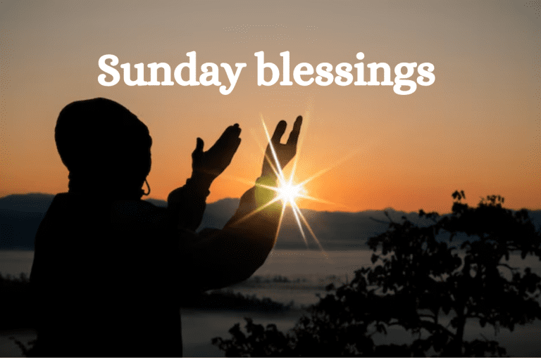 Sunday blessings